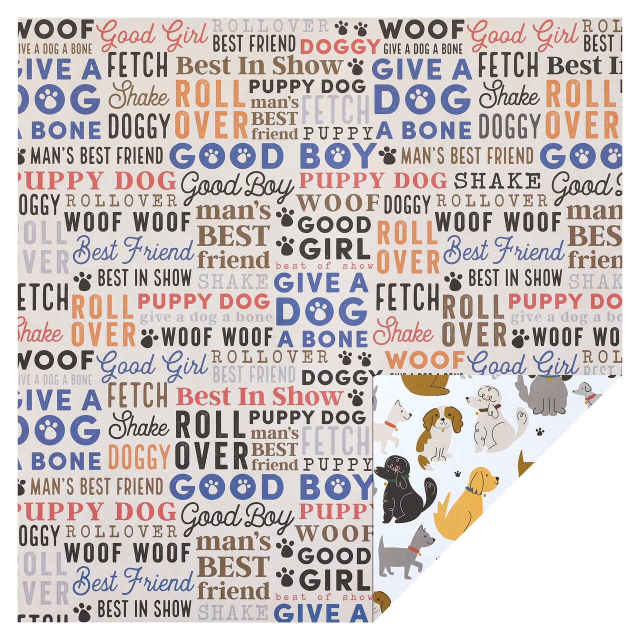 48 Pack: Dog Double-Sided Cardstock Paper by Recollections™, 12" x 12"